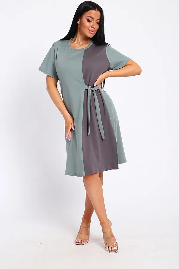 Туника 35285 НАТАЛИ, полынь - фото 2