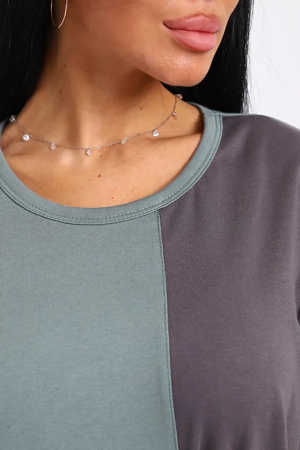 Туника 35285 НАТАЛИ, полынь - фото 2