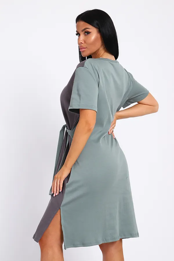 Туника 35285 НАТАЛИ, полынь - фото 2