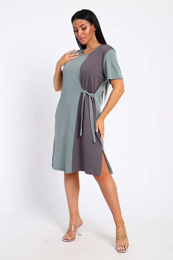 Туника 35285 НАТАЛИ, полынь - фото 2