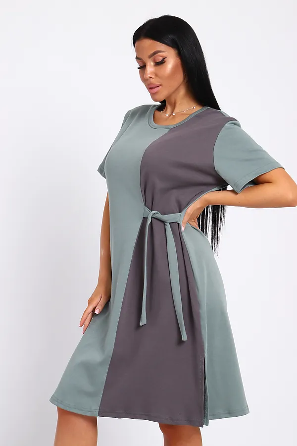 Туника 35285 НАТАЛИ, полынь - фото 2