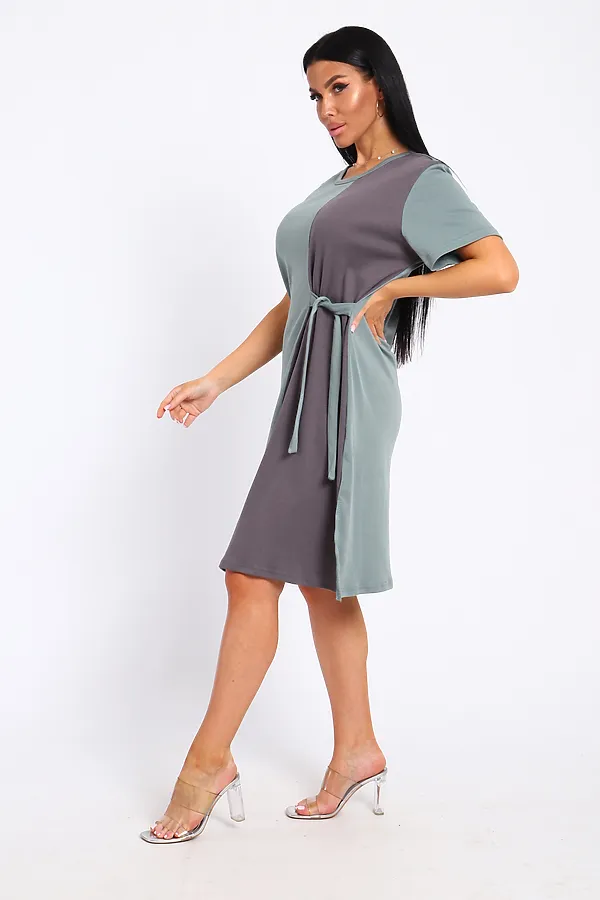 Туника 35285 НАТАЛИ, полынь - фото 2