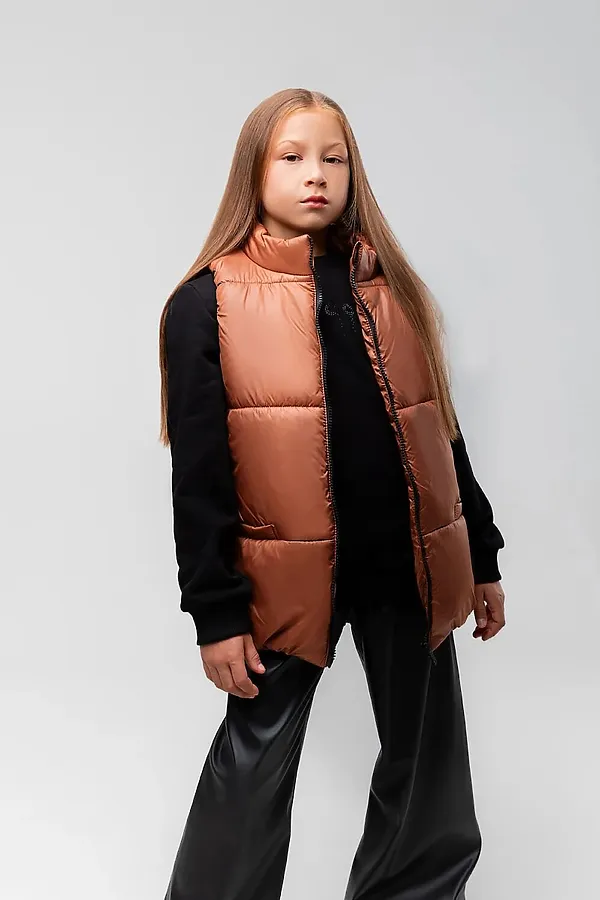 Жилет BODO, коричневый - фото 2