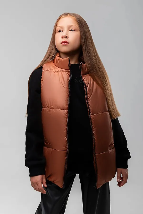 Жилет BODO, коричневый - фото 2