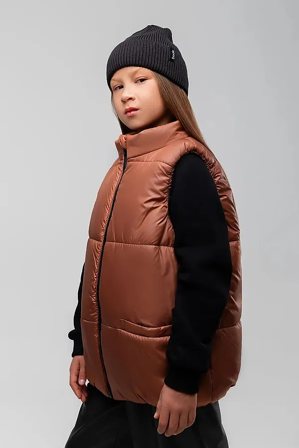 Жилет BODO, коричневый - фото 2