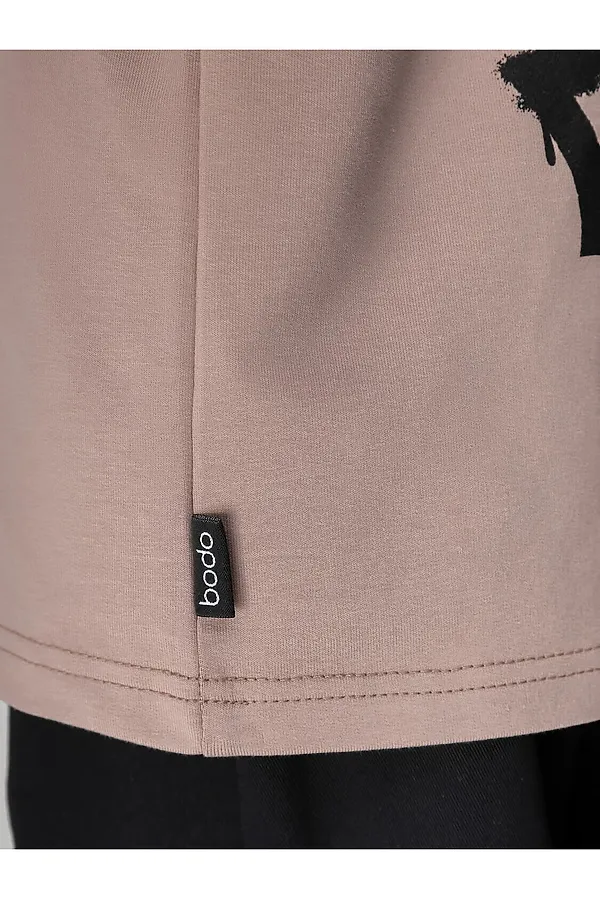 Футболка BODO, бежевый - фото 2