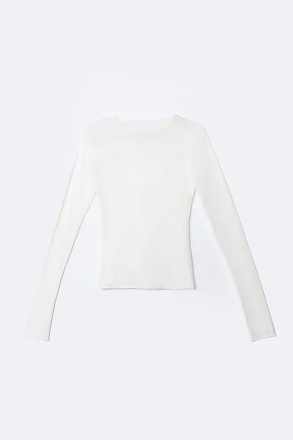 Лонгслив женский MARK FORMELLE, молочный - фото 2