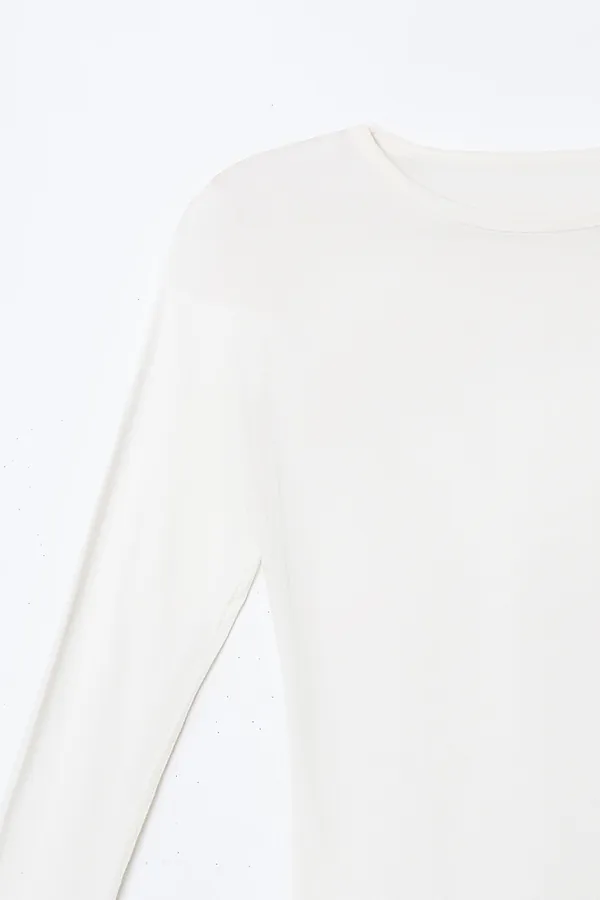 Лонгслив женский MARK FORMELLE, молочный - фото 2