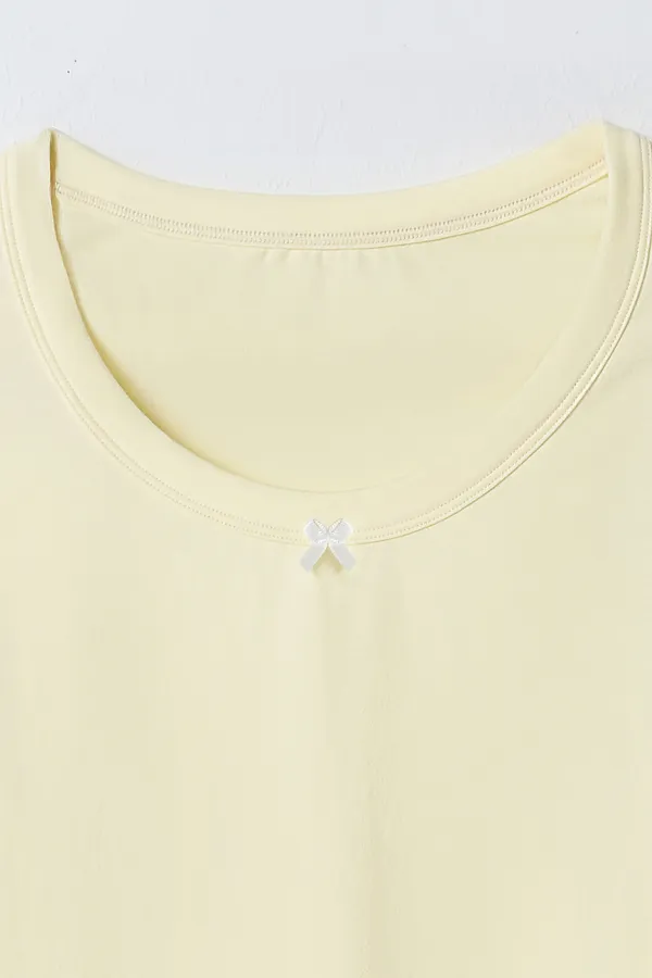 Лонгслив женский MARK FORMELLE, лимонный лед - фото 2