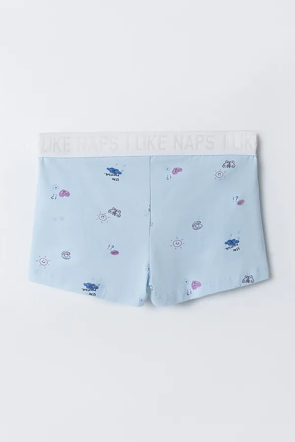 Шорты женские MARK FORMELLE, ракушки на голубом - фото 2