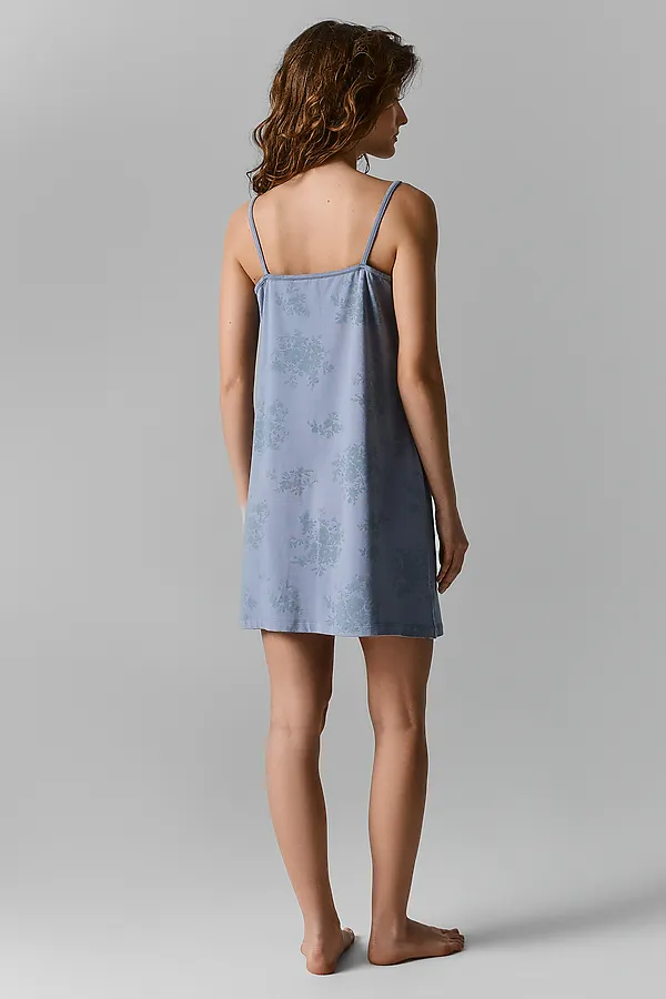 Сорочка ночная женская MARK FORMELLE, цветы на сизом - фото 2