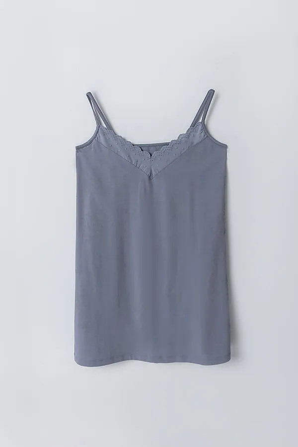 Сорочка ночная женская MARK FORMELLE, цветы на сизом - фото 2