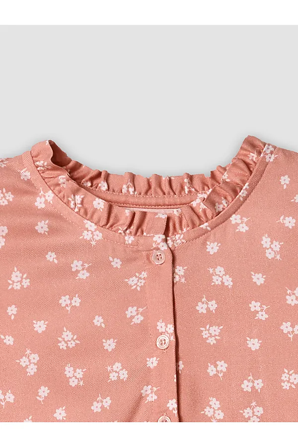 Платье для девочек MARK FORMELLE, цветочки на розовом - фото 2