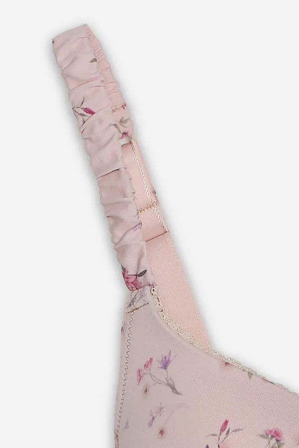 Бюстгальтер женский MARK FORMELLE, цветочки на бежевом - фото 2