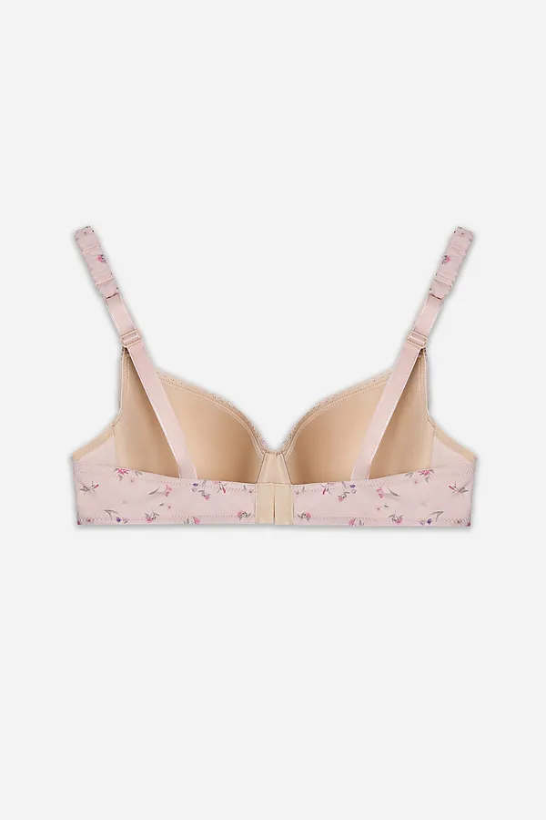 Бюстгальтер женский MARK FORMELLE, цветочки на бежевом - фото 2