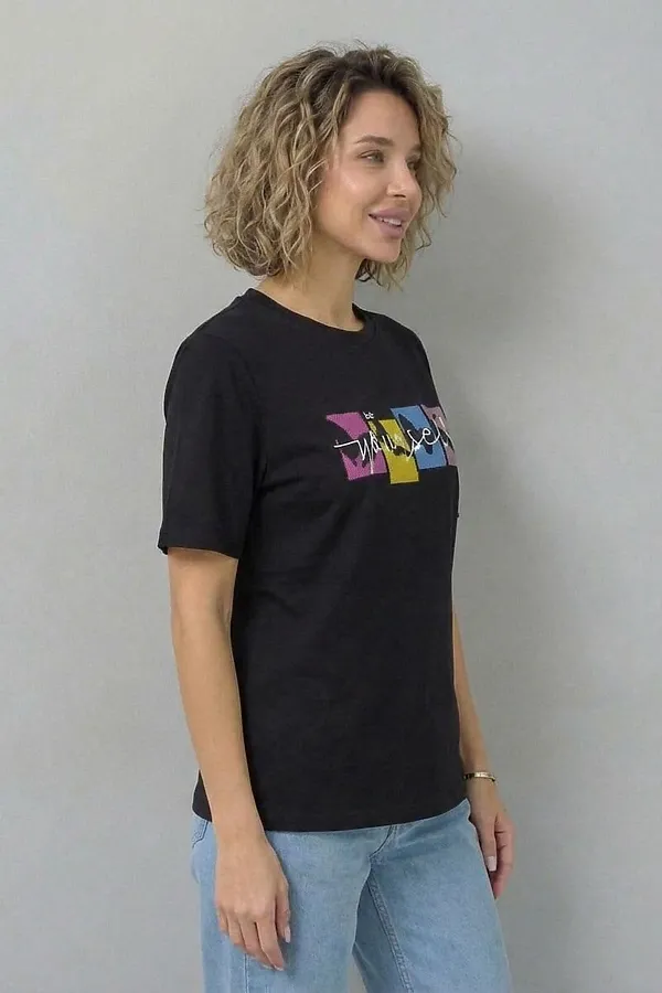 Футболка F5, черный - фото 2