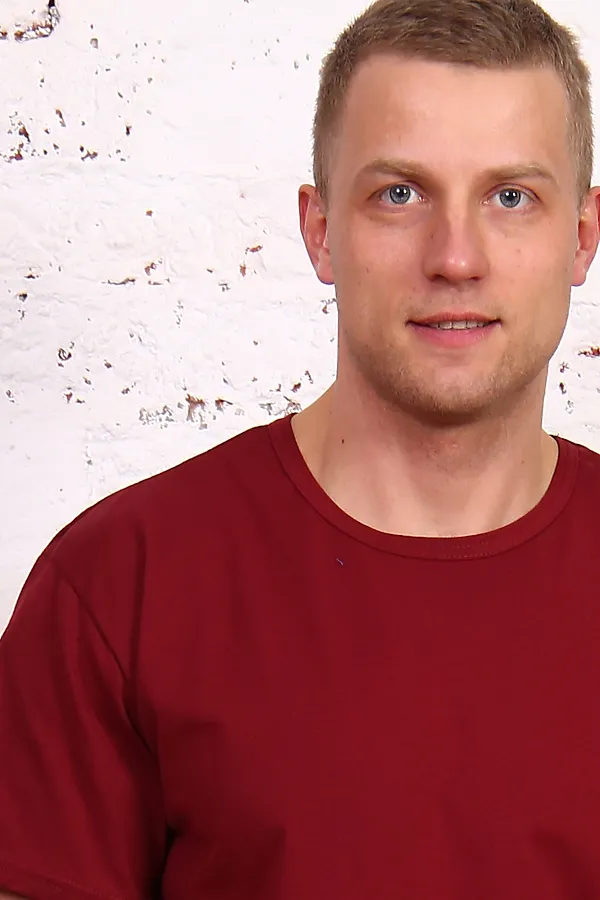 Футболка 1113 однотонная НАТАЛИ, бордовый - фото 2