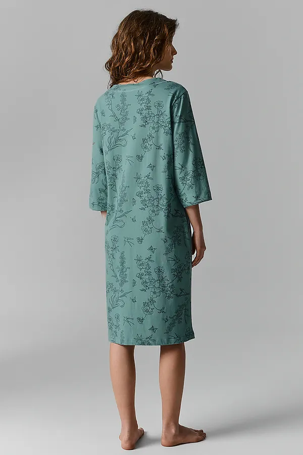 Халат женский MARK FORMELLE, ласточки в саду на шалфее - фото 2