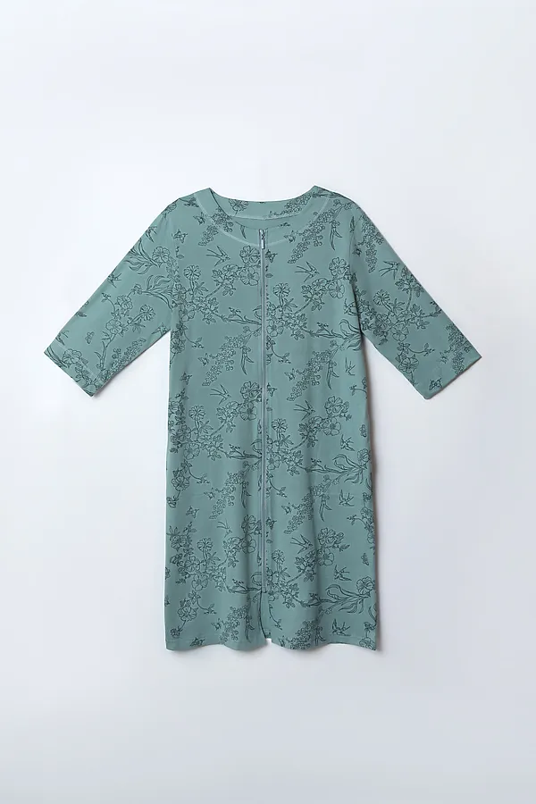 Халат женский MARK FORMELLE, ласточки в саду на шалфее - фото 2