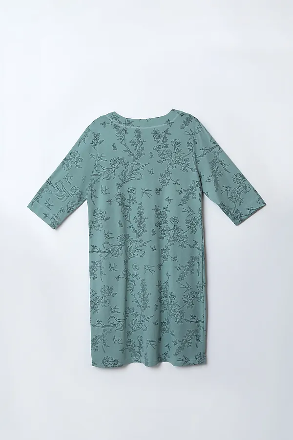 Халат женский MARK FORMELLE, ласточки в саду на шалфее - фото 2