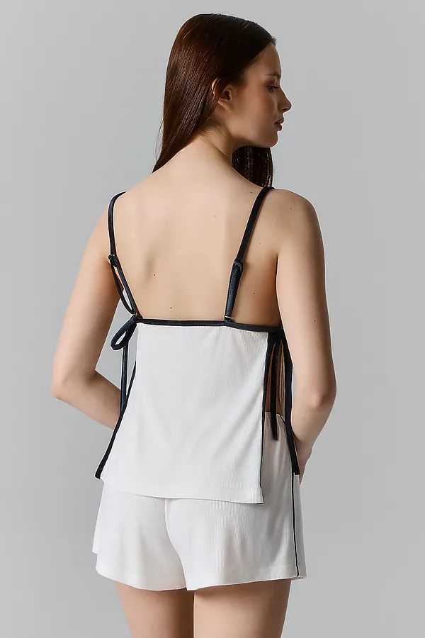 Комплект женский (блуза, шорты) MARK FORMELLE, св.молочный - фото 2