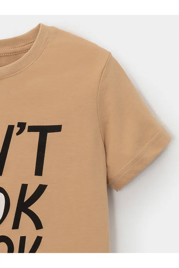 Футболка CROCKID, золотистый - фото 2