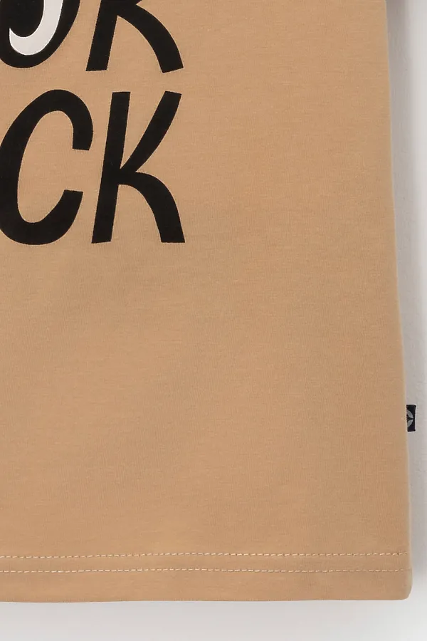 Футболка CROCKID, золотистый - фото 2