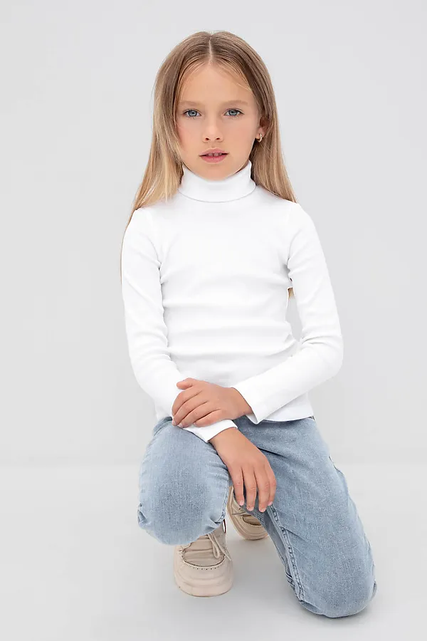 Водолазка  CROCKID, белый - фото 2