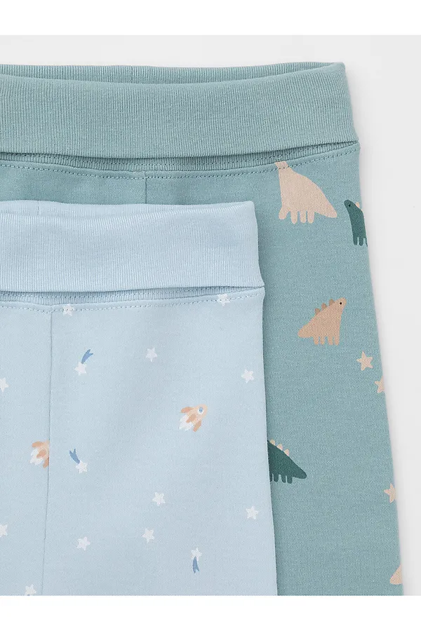 Ползунки 2п. CROCKID, голубой - фото 2