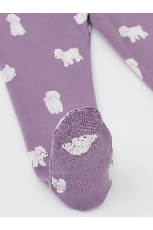 Ползунки 2п. CROCKID, фиолетовый - фото 2