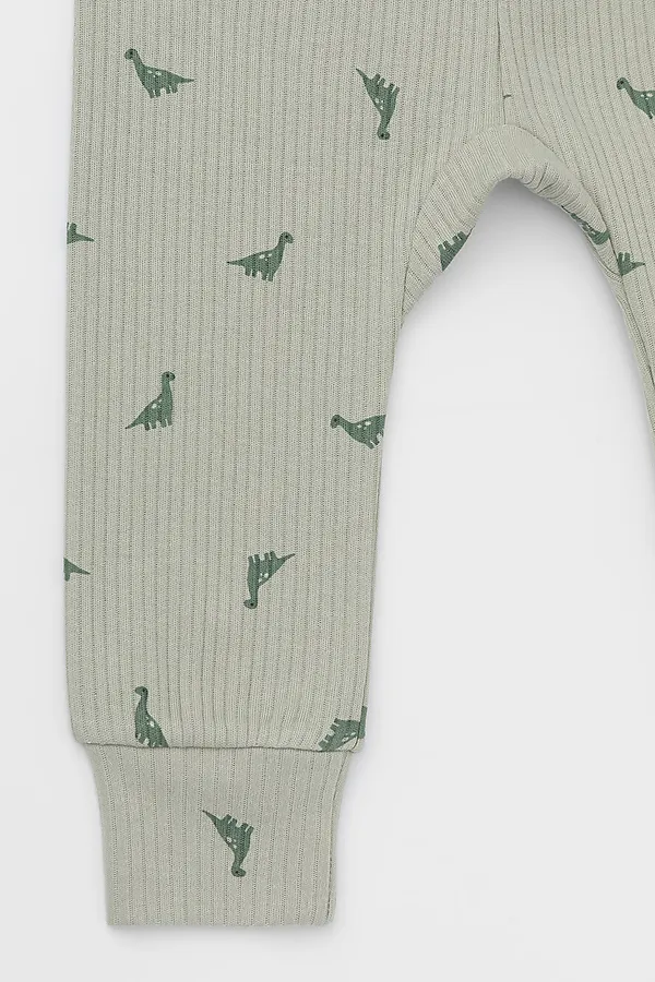 Брюки 2шт. CROCKID, оливковый - фото 2