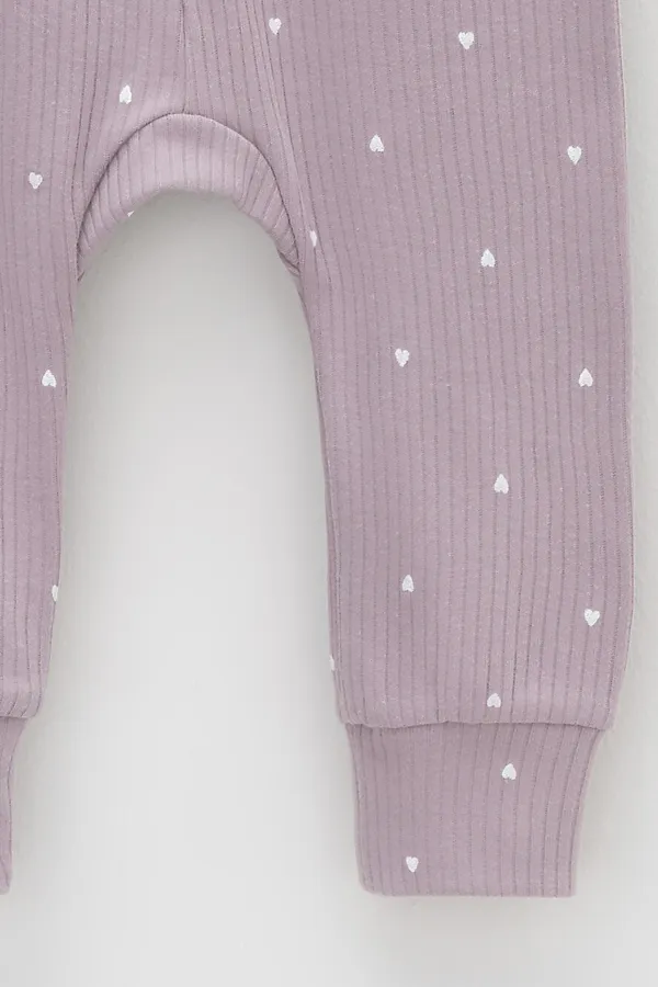 Брюки 2шт. CROCKID, сиреневый - фото 2