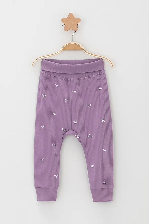 Брюки 2шт. CROCKID, фиолетовый - фото 2
