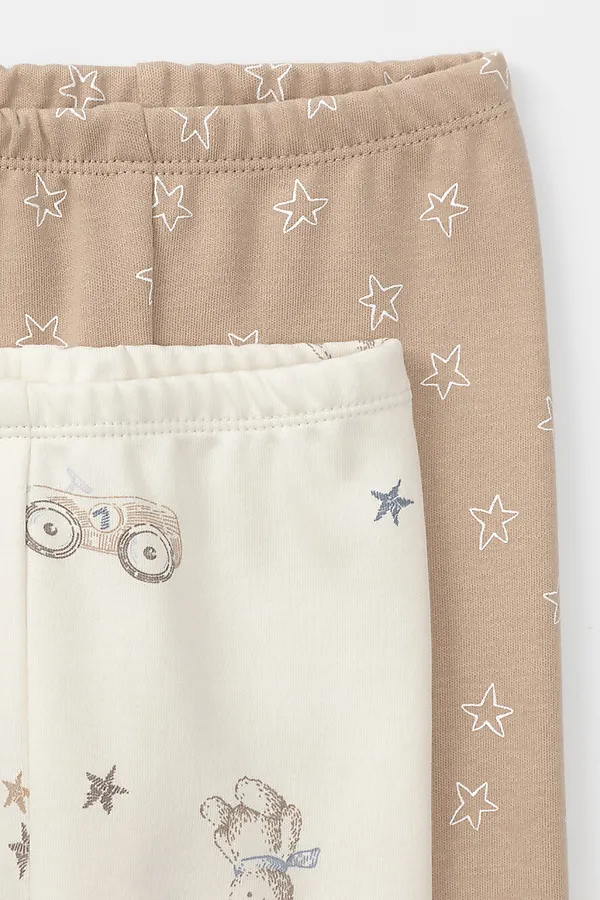 Брюки, 2 шт. CROCKID, кремовый - фото 2