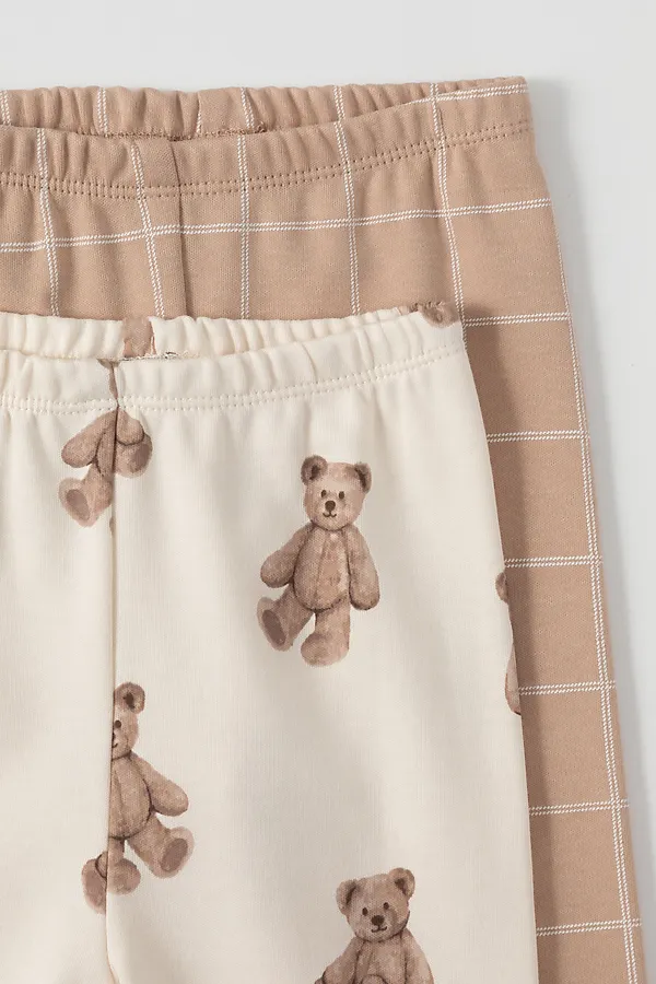 Брюки, 2 шт. CROCKID, молочный - фото 2