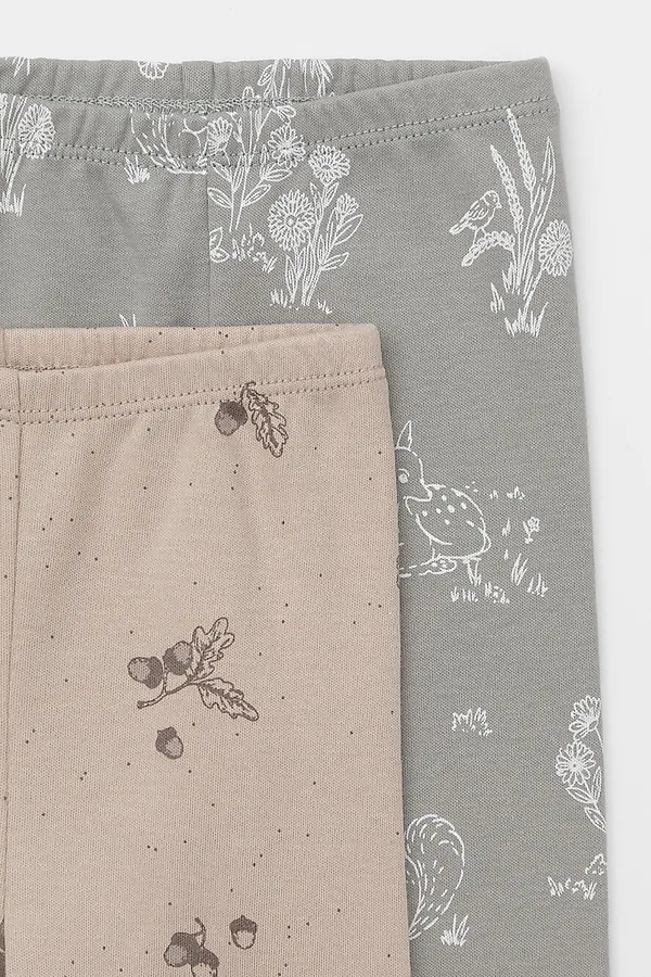 Брюки, 2 шт. CROCKID, оливковый - фото 2