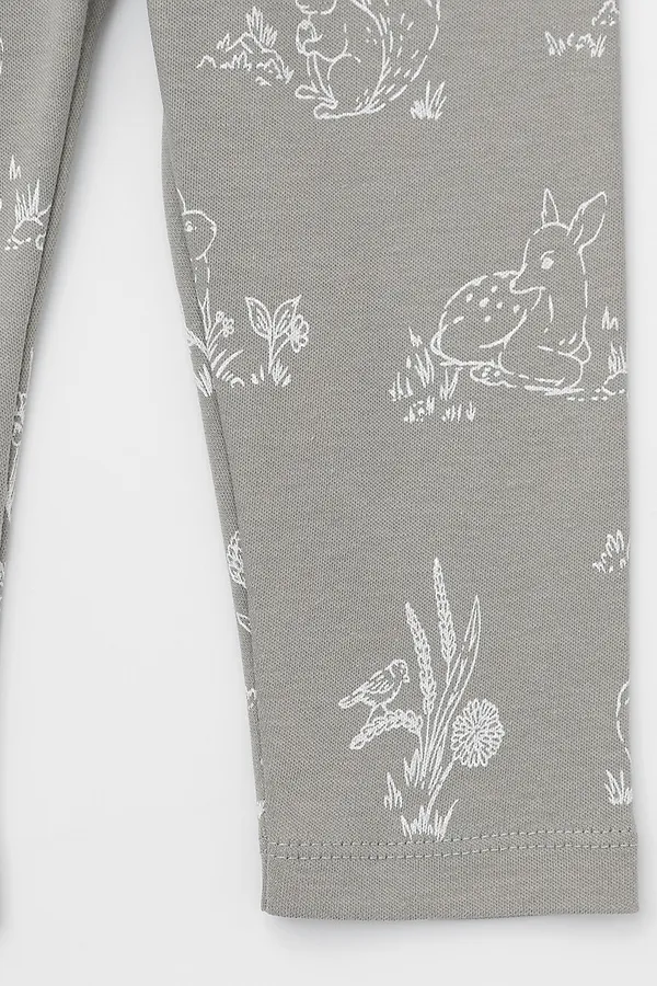 Брюки, 2 шт. CROCKID, оливковый - фото 2