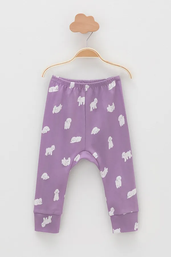 Брюки 2 шт CROCKID, фиолетовый - фото 2