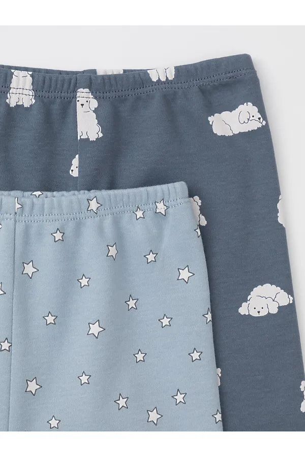 Брюки 2 шт CROCKID, серо-голубой - фото 2