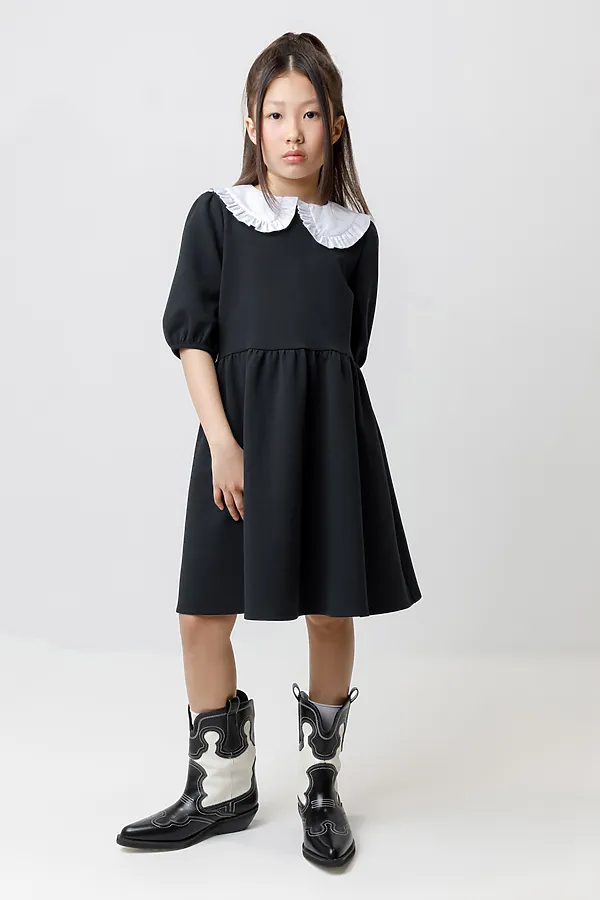 Платье CROCKID, черный - фото 2