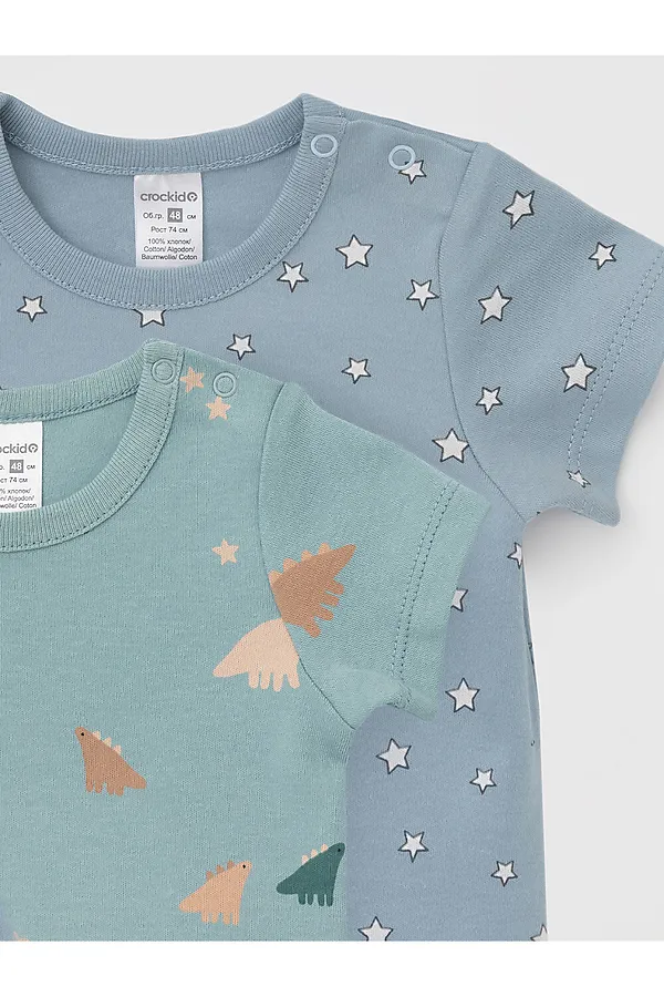 Полукомбинезон CROCKID, голубой - фото 2