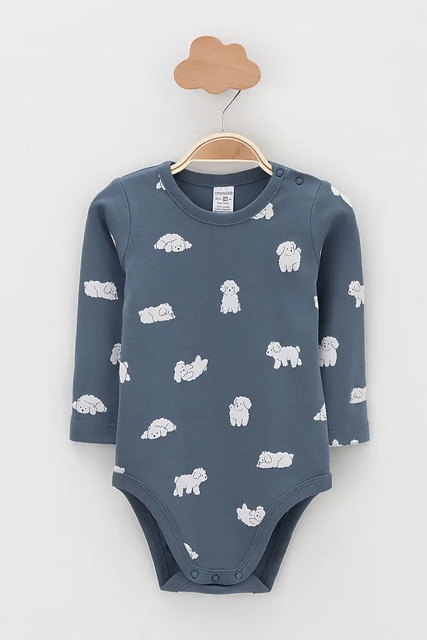 Боди  CROCKID, серо-голубой - фото 2