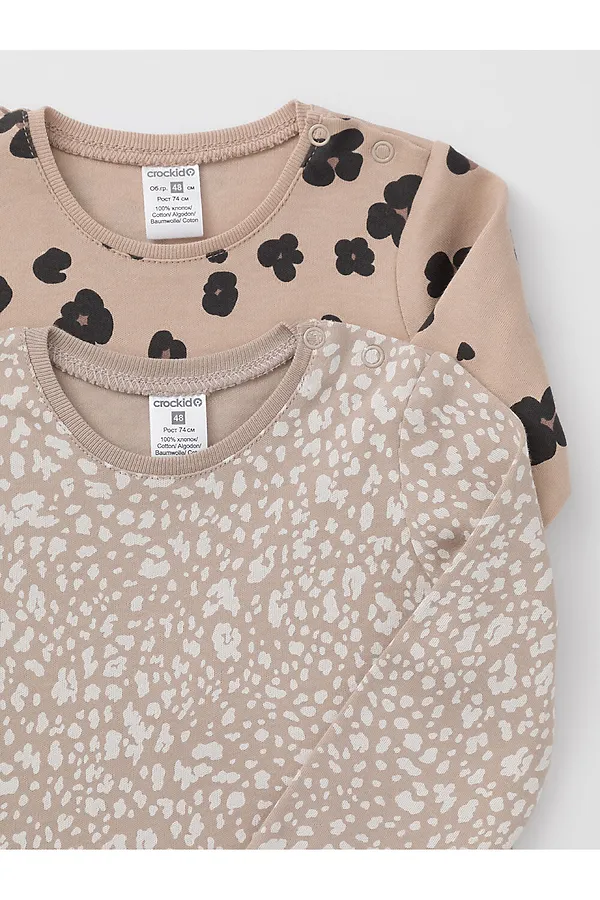 Боди  CROCKID, бежевый - фото 2