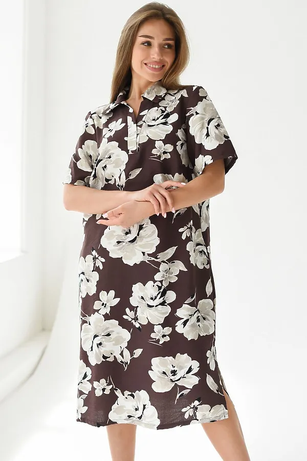 Платье Донна НАТАЛИ, коричневый - фото 2