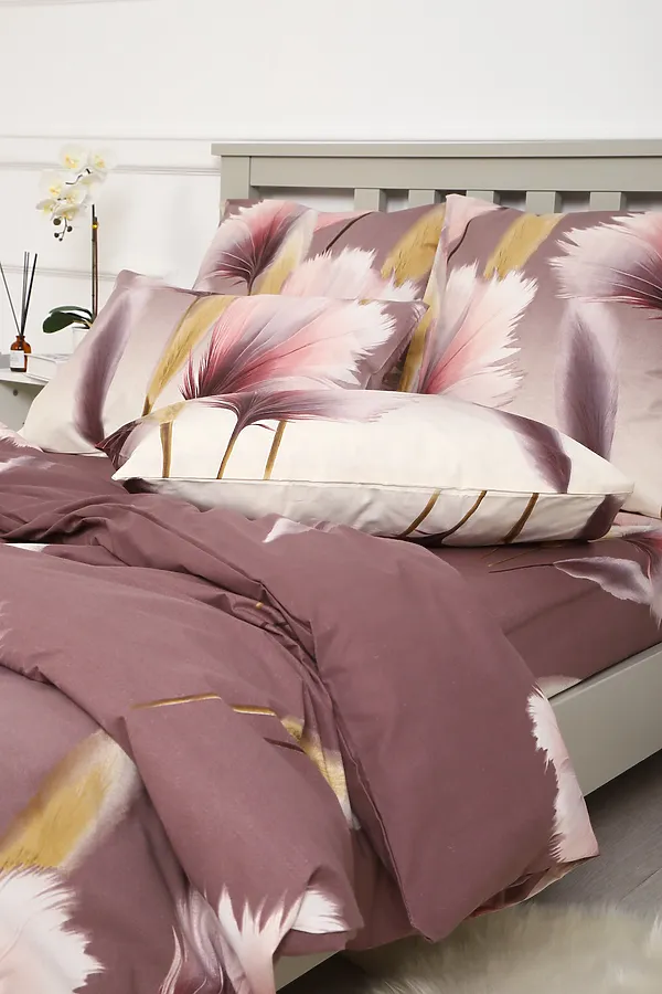 Пододеяльник бязь ГОСТ Вечерние грёзы НАТАЛИ, серо-фиолетовый - фото 2