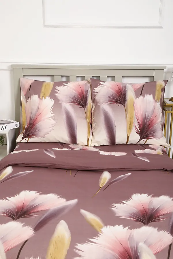 Наволочка бязь ГОСТ Вечерние грёзы НАТАЛИ, серо-фиолетовый - фото 2