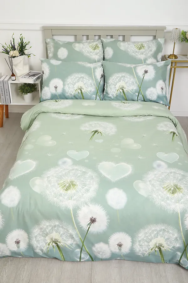 Пододеяльник НАТАЛИ, серо-зеленый - фото 2