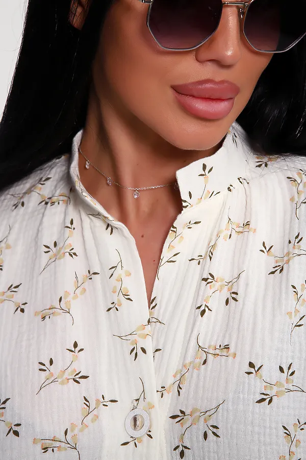 Рубашка 32745 НАТАЛИ, бежевый - фото 2