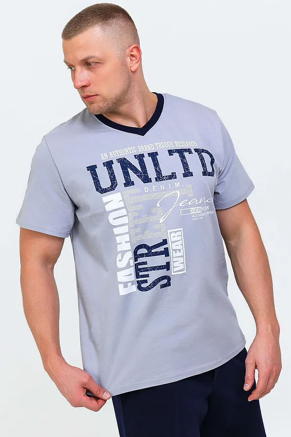 Костюм с шортами 057 НАТАЛИ, синий - фото 2