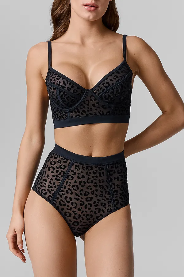 Трусы женские MARK FORMELLE, леопард на черном - фото 2